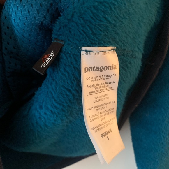 Patagonia // Blue Re-Tool Half-Snap Pullover LIKE NEW! - Picture 7 of 11